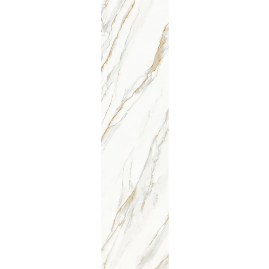 Керамогранит StaroSlabs Matt Calacata Gold Honed полуматовый белый 320х80 см