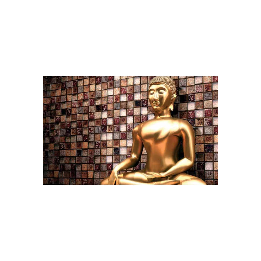 Стеклянная с камнем