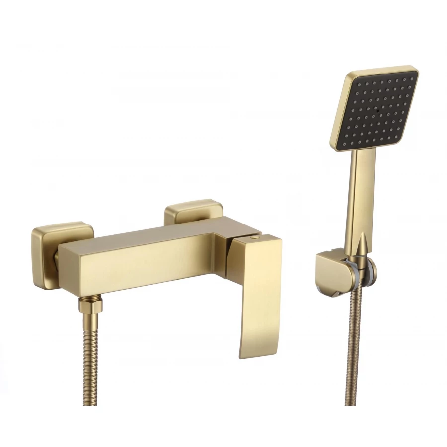 Смеситель Fmark для душа золото матовое FS8603C