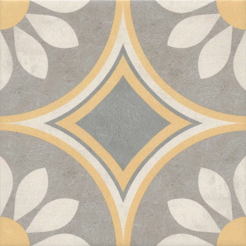 Плитка настенная Kerama Marazzi Эрмитаж 4 Декор матовый серый VT/A463/5009 20x20 см