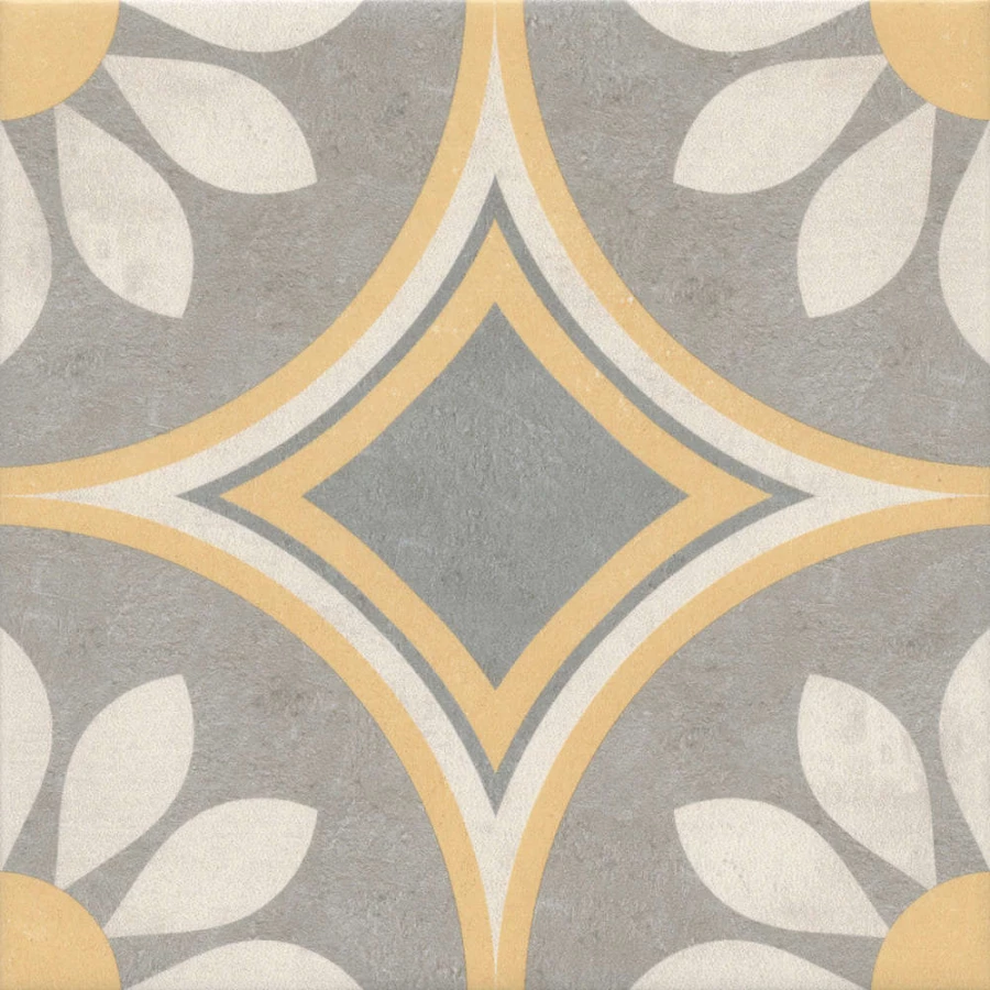 Плитка настенная Kerama Marazzi Эрмитаж 4 Декор матовый серый VT/A463/5009 20x20 см