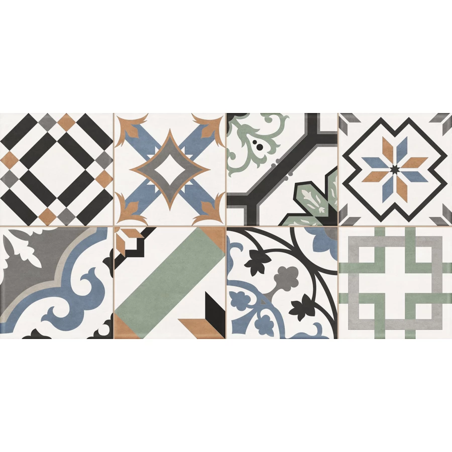 Плитка настенная New Trend Design Art Mix 1 матовая многоцветная WT36DST55 60х30 см