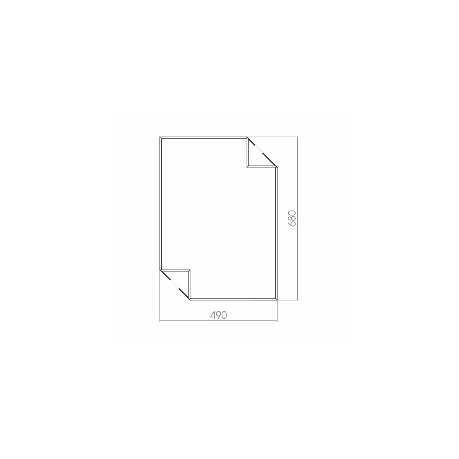 Зеркало Silver Mirrors Конверт ФР-00001096 49x68 см