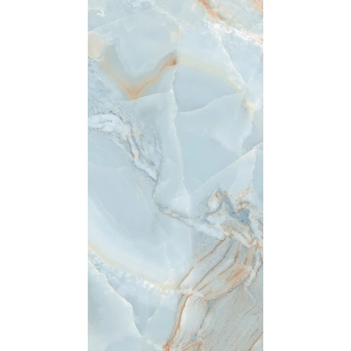 Керамогранит Creto Opera Onyx Sky голубой 80х160 см