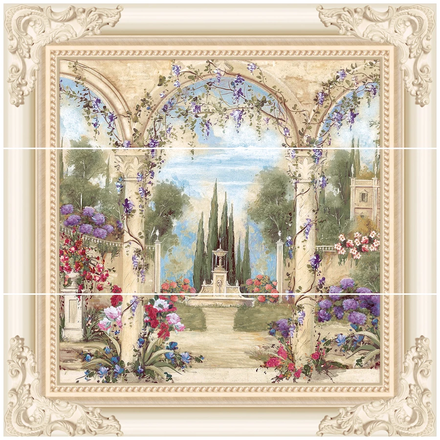 Панно Europa Ceramica Oaziss A/B/C (из 3 пл) 75х75