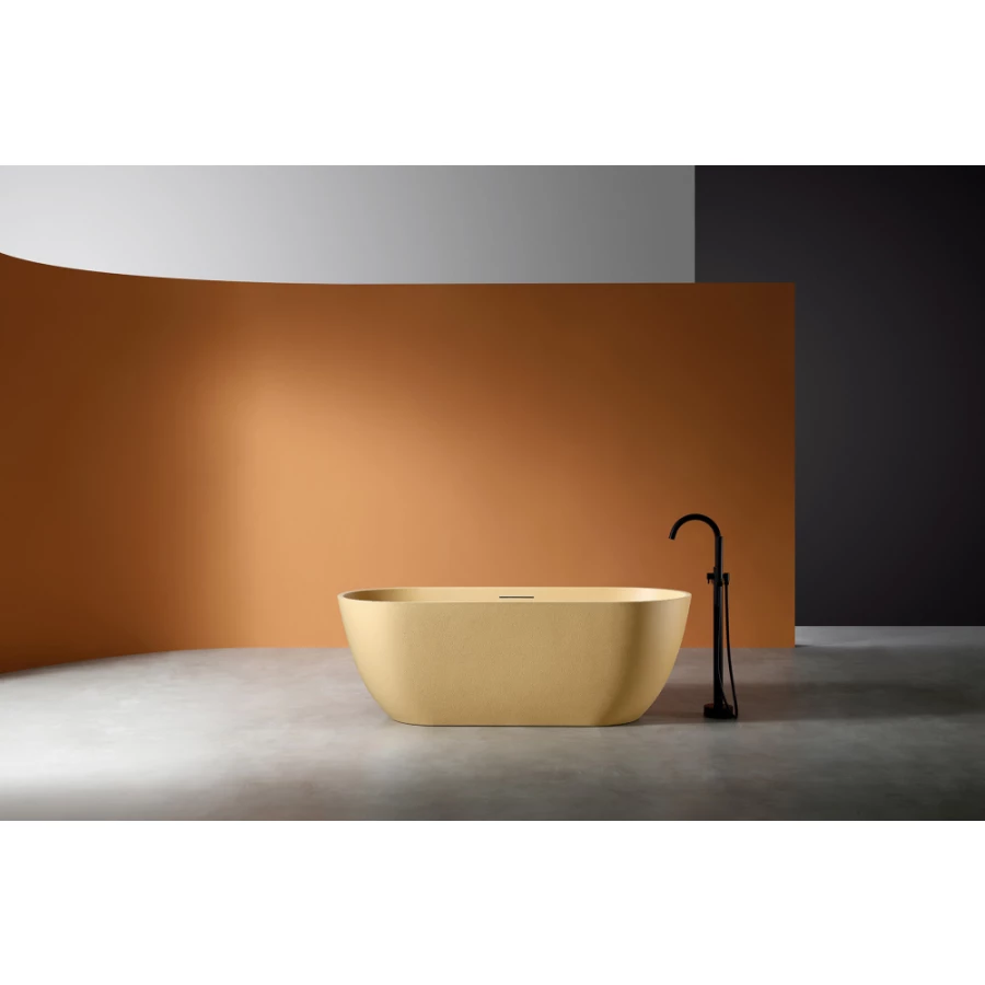 Ванна из искусственного камня Abber Frankfurt песочная матовая AM9941MS 170x75 см