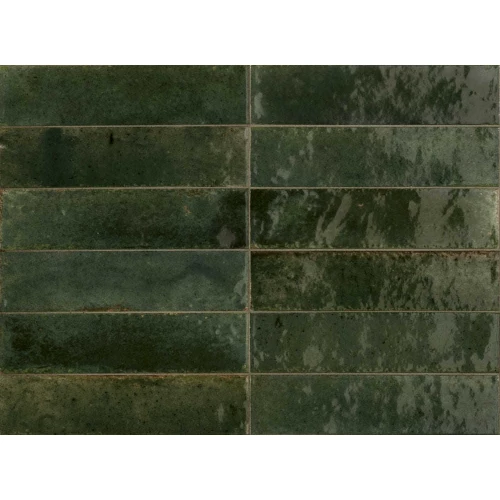 Керамогранит Ragno Marazzi Look Oliva Glossy 00R8FS36 зеленый 24*6 см