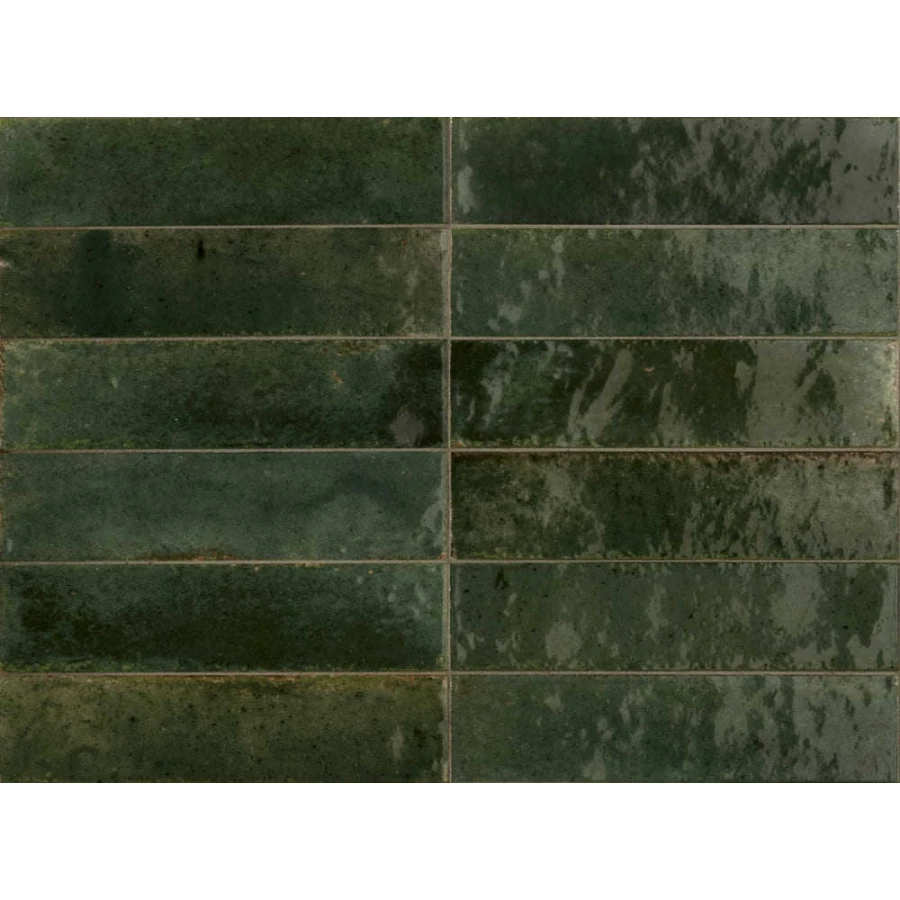 Керамогранит Ragno Marazzi Look Oliva Glossy 00R8FS36 зеленый 24*6 см