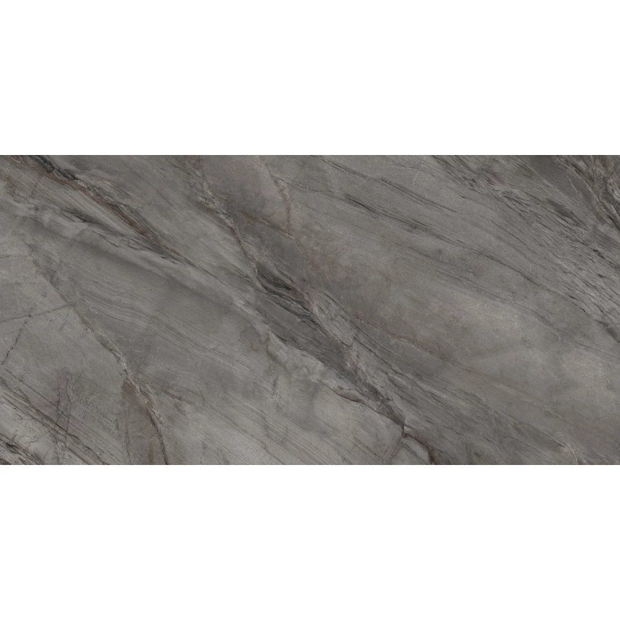 Керамогранит LCM Marmorise Graphite полированный темно-серый 60120MAE25P 120х60 см