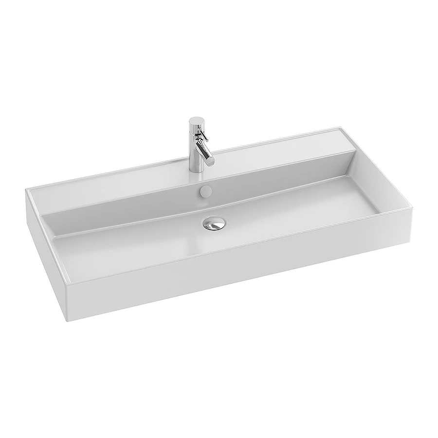 Керамическая раковина Jacob Delafon Vivienne белая EXBJ112-00 100х46 см