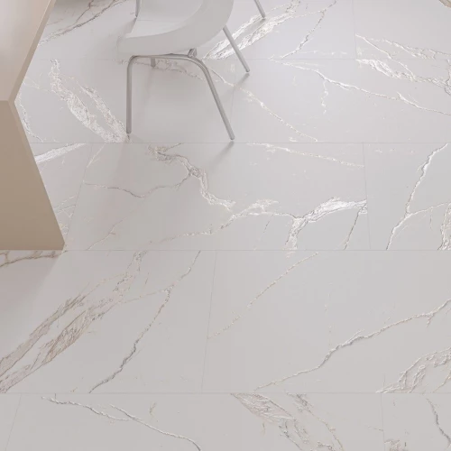 Керамогранит Neodom Sale Statuario Platinum Carving матовый белый N40019 120x60 см