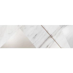 Плитка настенная Grespania Ceramica Marmorea Corinto Nauplia 2 Piezas глянцевая белая 17MD73N 100х31,5 см