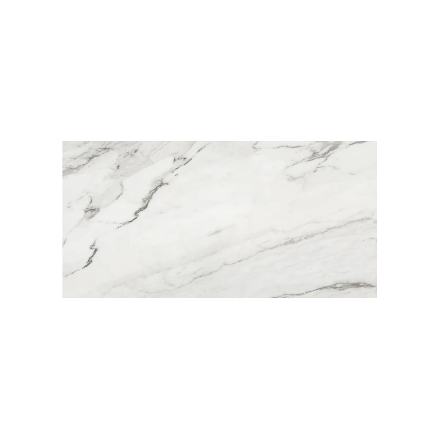 Керамогранит Gresse Ellora ashy Мрамор бело серый матовый GRS01-18M 1200*600*10мм 120х60 см