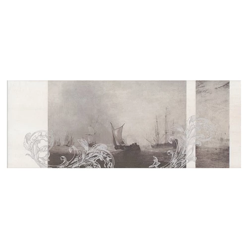 Декор Kerama Marazzi Ньюпорт Корабли коричневый STG\A206\15010 15x40