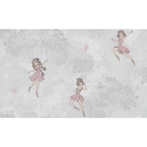 Обои флизелиновые Palitra Home Mary Fairy HomeColor серые HC72343-45 1,06х10,05 м