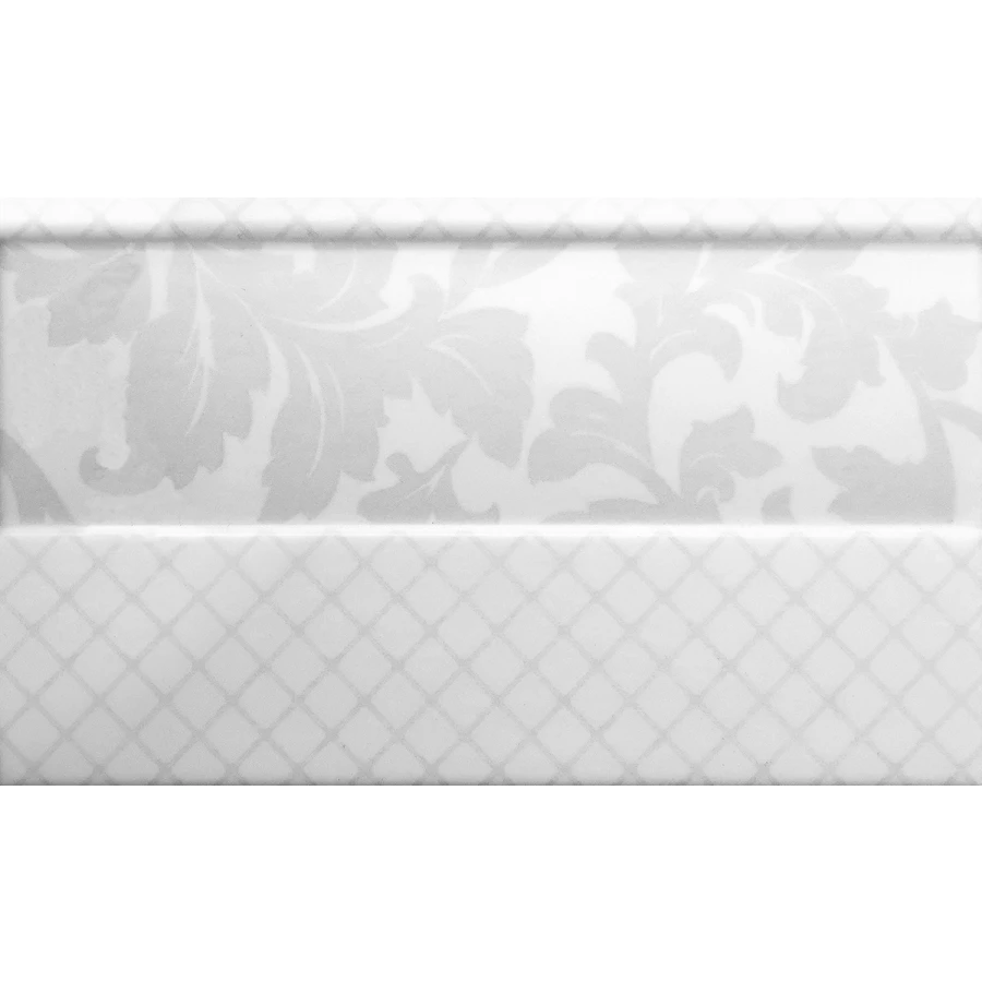 Бордюр Delacora Moncada White Zocalo BW0MWZ00 15x25 см