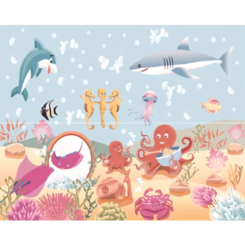 Панно Europa Ceramica Oceano (из 2-х штук) 40х50