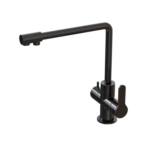 Смеситель для кухни 35k MixLine MLSS-03201 бронза подкл. к фильтру 543618 бронза