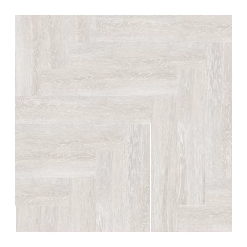 Кварцвиниловая плитка SPC Creto EcoParquet Английская елка Дуб натуральный Сloude белая CR KBW 1027L-101 43 класс 4 мм