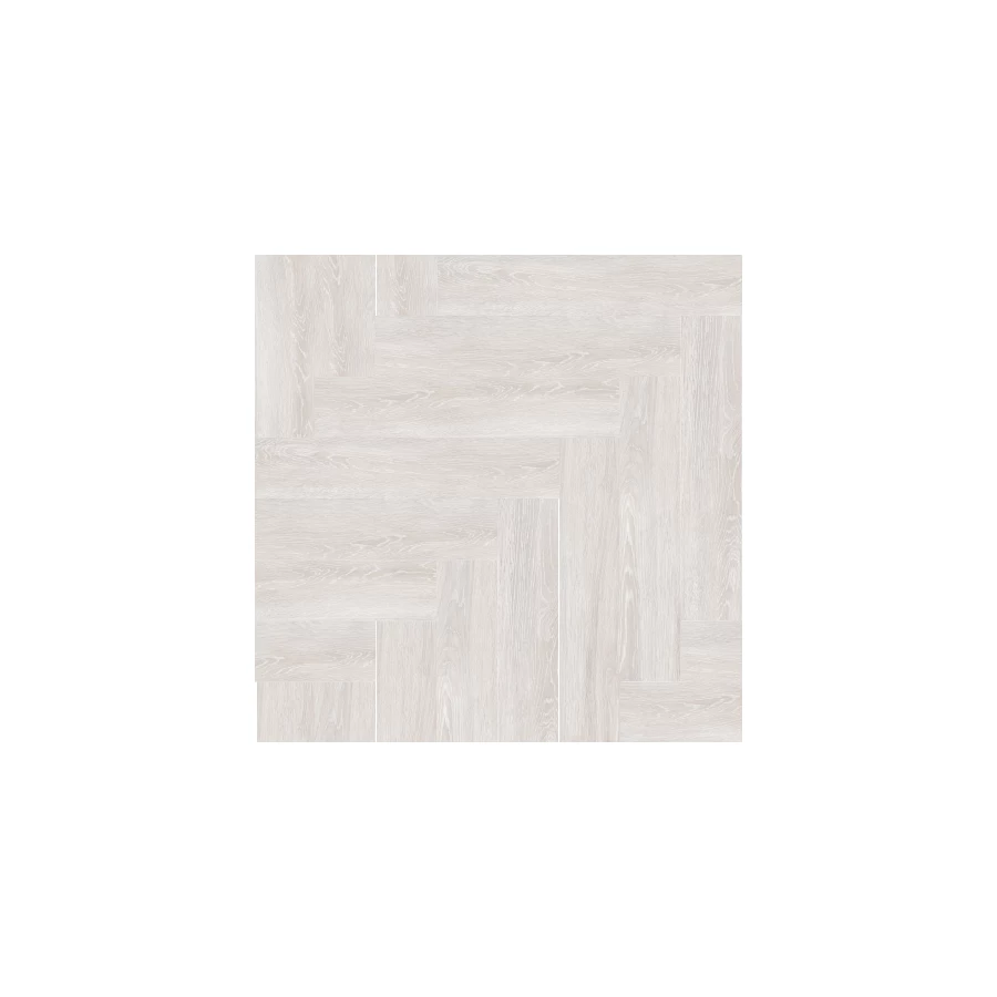 Кварцвиниловая плитка SPC Creto EcoParquet Английская елка Дуб натуральный Сloude белая CR KBW 1027L-101 43 класс 4 мм