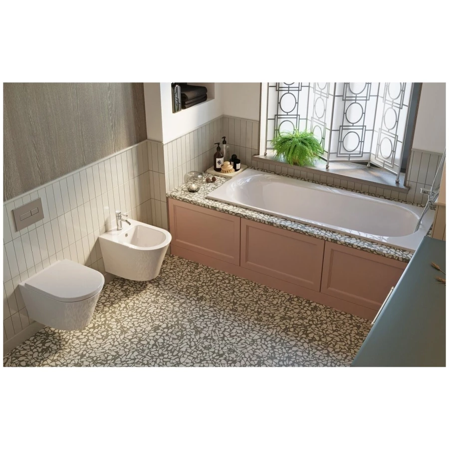 Унитаз с биде Lavinia Boho Biore Compacto Rimless 21031005 (комплект 2 в 1)