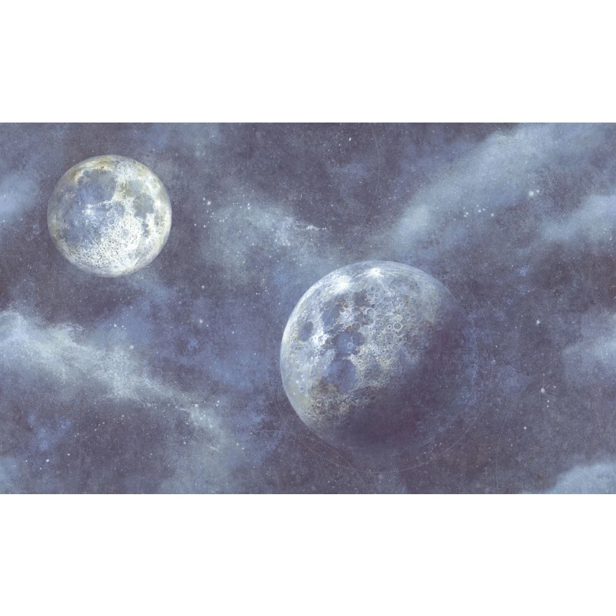 Обои флизелиновые Palitra Home Universe синие HC72367-64 1,06х10,05 м