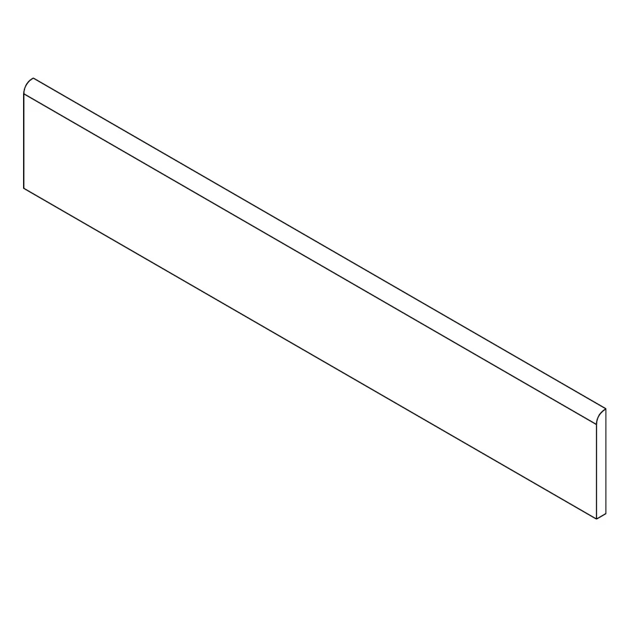 Плинтус Грани Таганая Профи с завальцовкой шоколад матовый GT025M 60х9,5 см