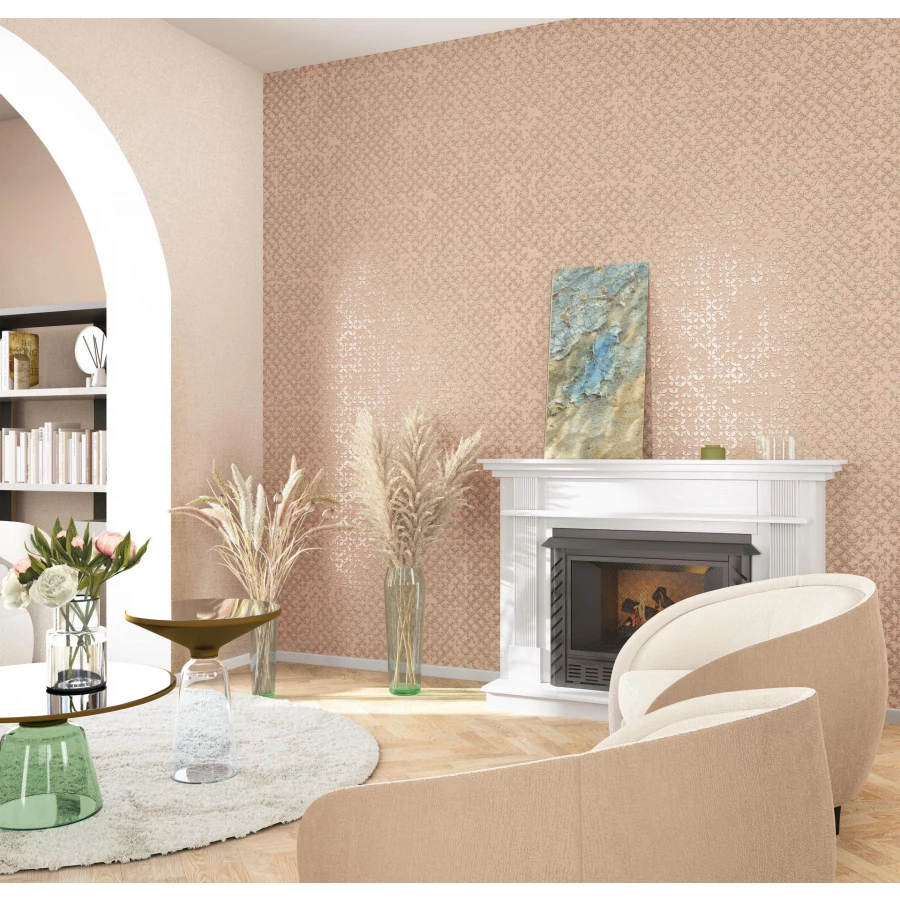 Обои винил на флизелине Marburg City Romance Светло коричневый 35028 10,05x1,06 м