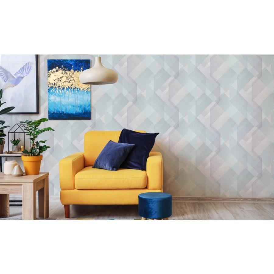 Обои флизелиновые Аспект Калейдоскоп серые 70281-11 1,06х10,05 м