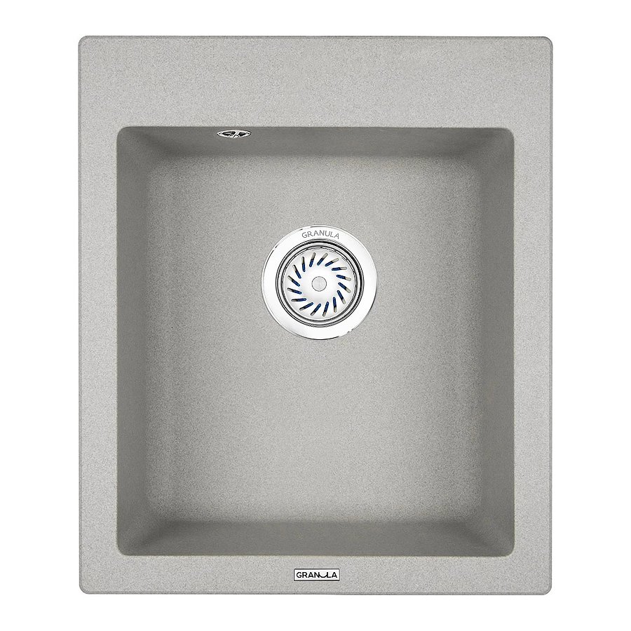 Кухонная мойка Granula 4201, БАЗАЛЬТ 41,5х49 см