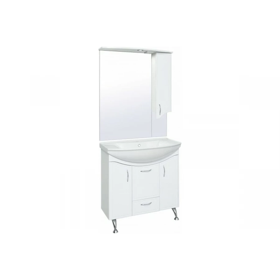 Зеркальный шкаф Runo Севилья 85 правый 00000000595 87x105 см