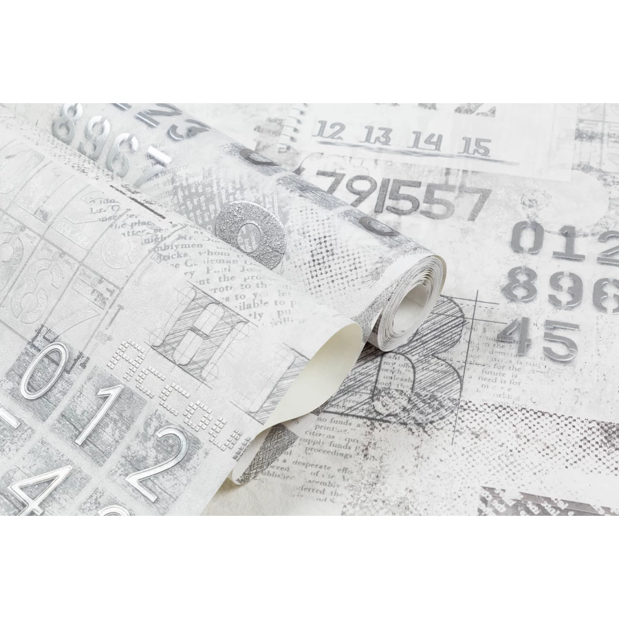 Обои флизелиновые VOG Collection П Аккаунт серые VV71920-14 1,06х10,05 м