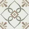 Керамогранит Harmony Peronda Provenza Green Petals матовый многоцветный 3386037790 22,3х22,3 см