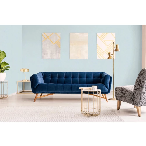 Обои флизелиновые Marburg Shades Iconic Shades голубые 32409 0,53х10,05 м