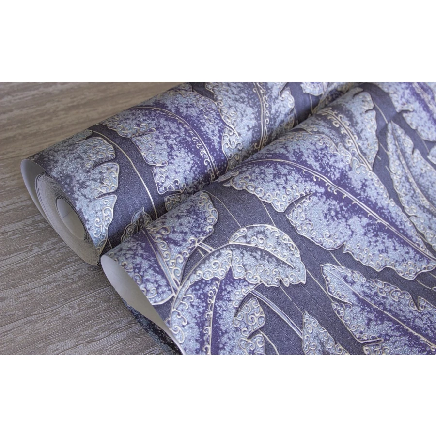 Обои флизелиновые Аспект Экзотика фиолетовые 70351-64 1,06х10,05 м