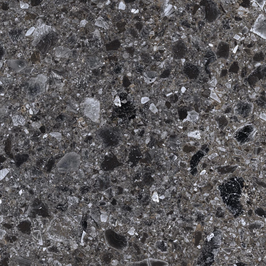 Керамогранит Kerranova Terrazzo Dark Grey K-333/MR 1,8 м2 60x60 см