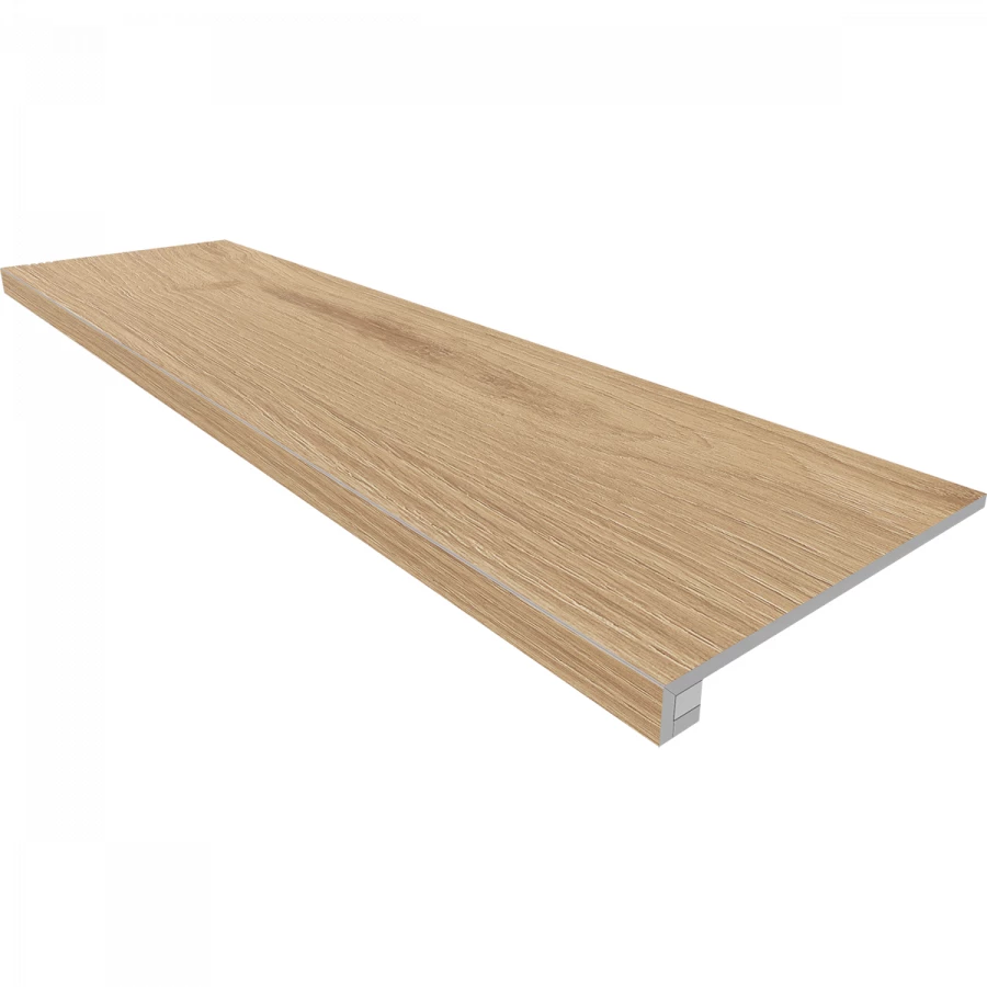 Комплект Estima Alavesa Ступень AV02 160х33 см неполированный прямоугольный бортик без насечек Подступенок 160х14,5 см 70540