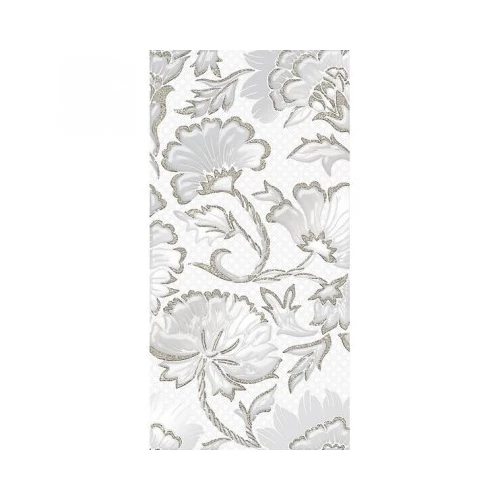 Декор Нефрит-Керамика Катрин белый 25*50 см
