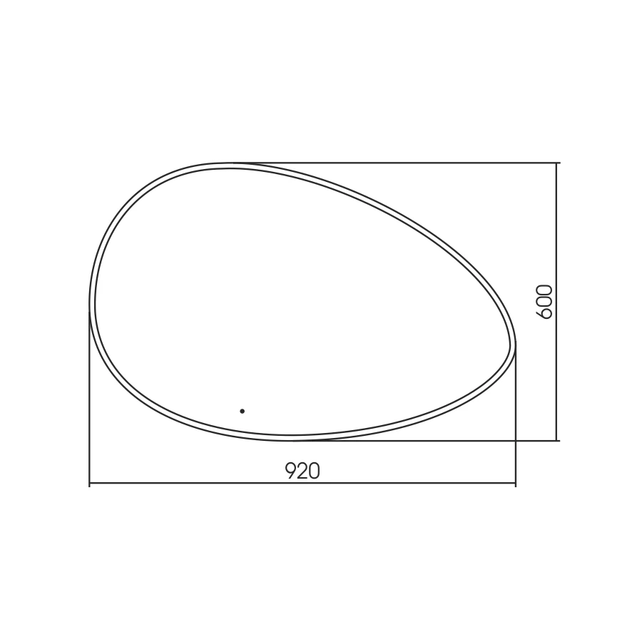 Зеркало Silver Mirrors Omega LED-00002556 92х60 см