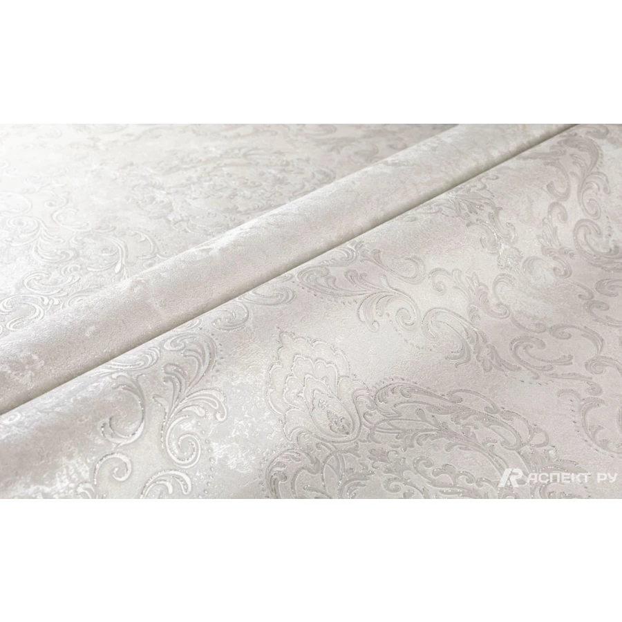 Обои флизелиновые Аспект Эмилия Белый 70556-11 1,06х10,05 м