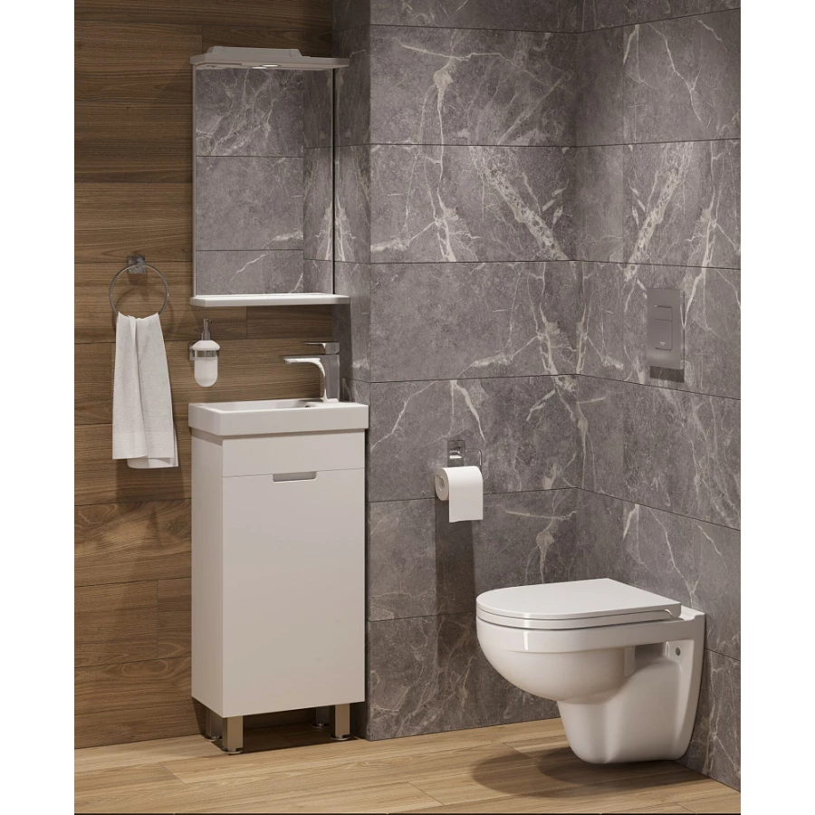 Раковина подвесная Sanita Luxe Fest белый FST40SLWB01 40 см