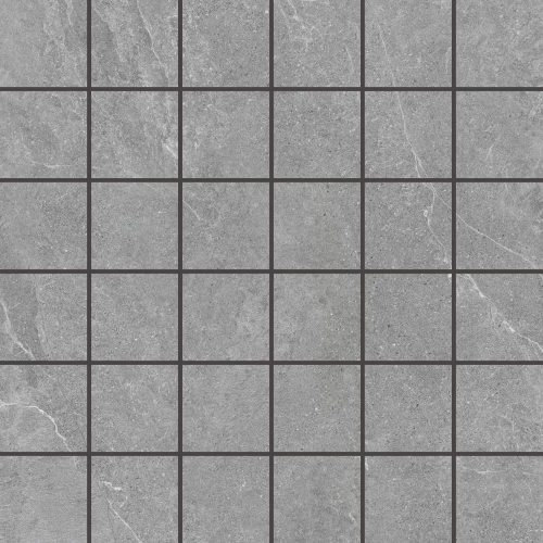 Мозаика Bonaparte Керамогранитная мозаика Ground Grey 48х48 матовая серая 30х30 см