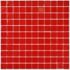 Мозаика Bonaparte Стеклянная мозаика Red Rose 25х25 глянцевая красная 30х30 см