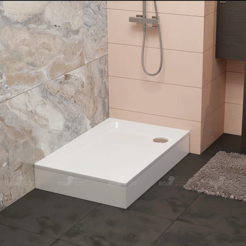 Душевой поддон прямоугольный RGW Style 16180280-11 100х80 см