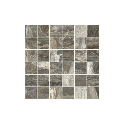Мозаика Ascot Gemstone Mosaico Taupe глянцевая коричневая 31.6х31.6 см