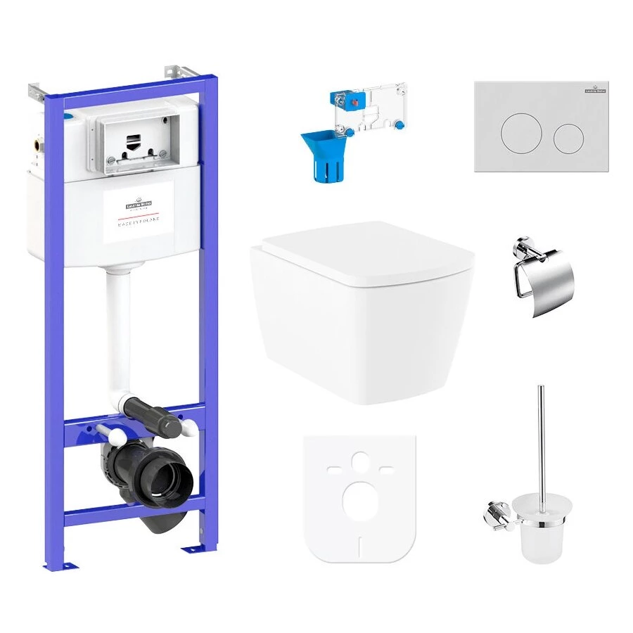 Унитаз Lavinia Boho Relfix Aveo Rimless 97010091 (комплект 9 в 1)