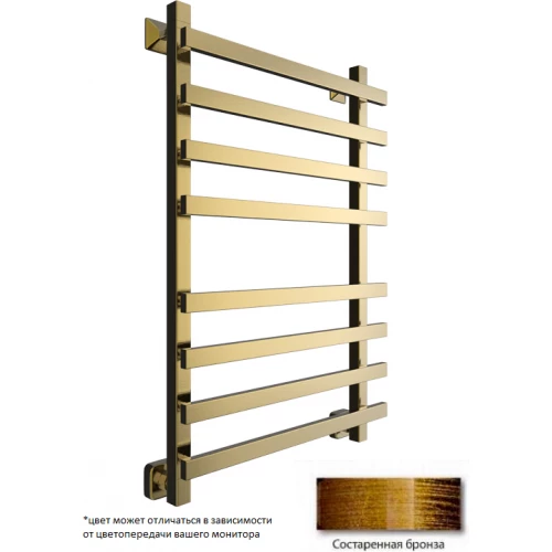 Полотенцесушитель Двин N Plaza 80/50 Водяной К3 Квадрат Состаренная бронза 4656759171858 55,5х85 см