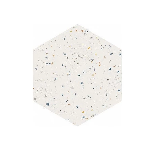 Керамогранит DNA Terrazzo White Colours натуральный 123385 36,8х32 см