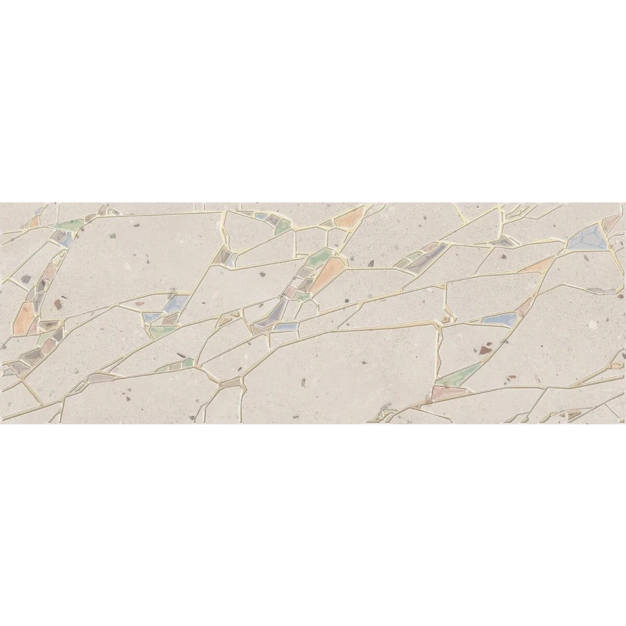 Декор Eletto Ceramica Terrazzo Marfil Crystal Декор 25,1x70,9 587562001 25,1*70,9