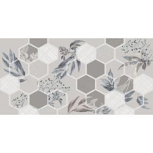 Плитка настенная Azori Incisio Diamond серый 00-00003151 63х31,5 см